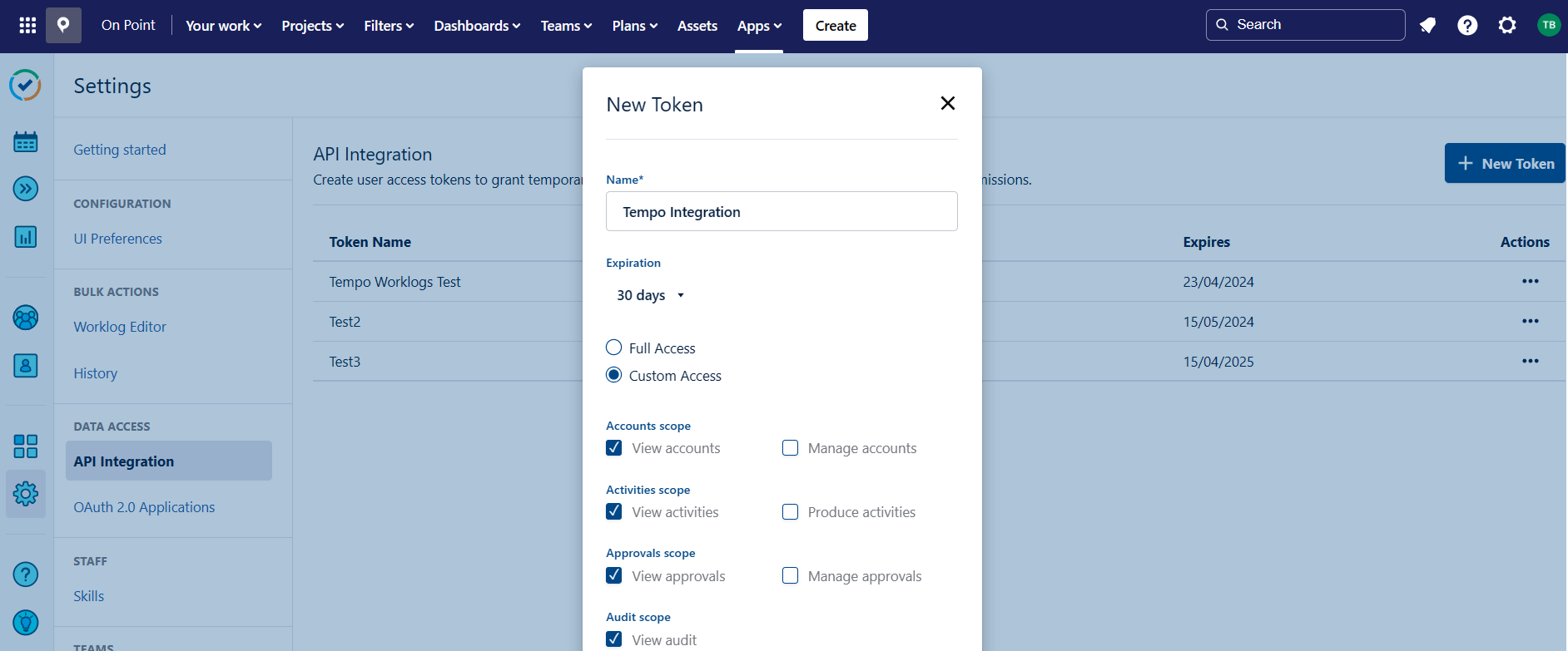 tempo basic API token.PNG