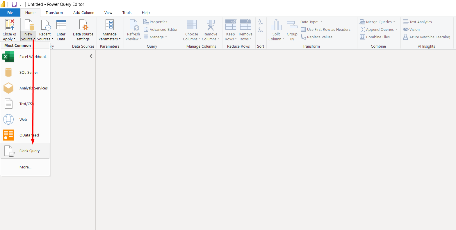 x-hoppers Power BI-Blank Query.png